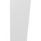 Ekena Millwork 5 1/2-in. W x 8-in. D x 12-in. H Traditional Architectural Grade PVC Knee Brace BRCP055X08X12TRA - alternate 3